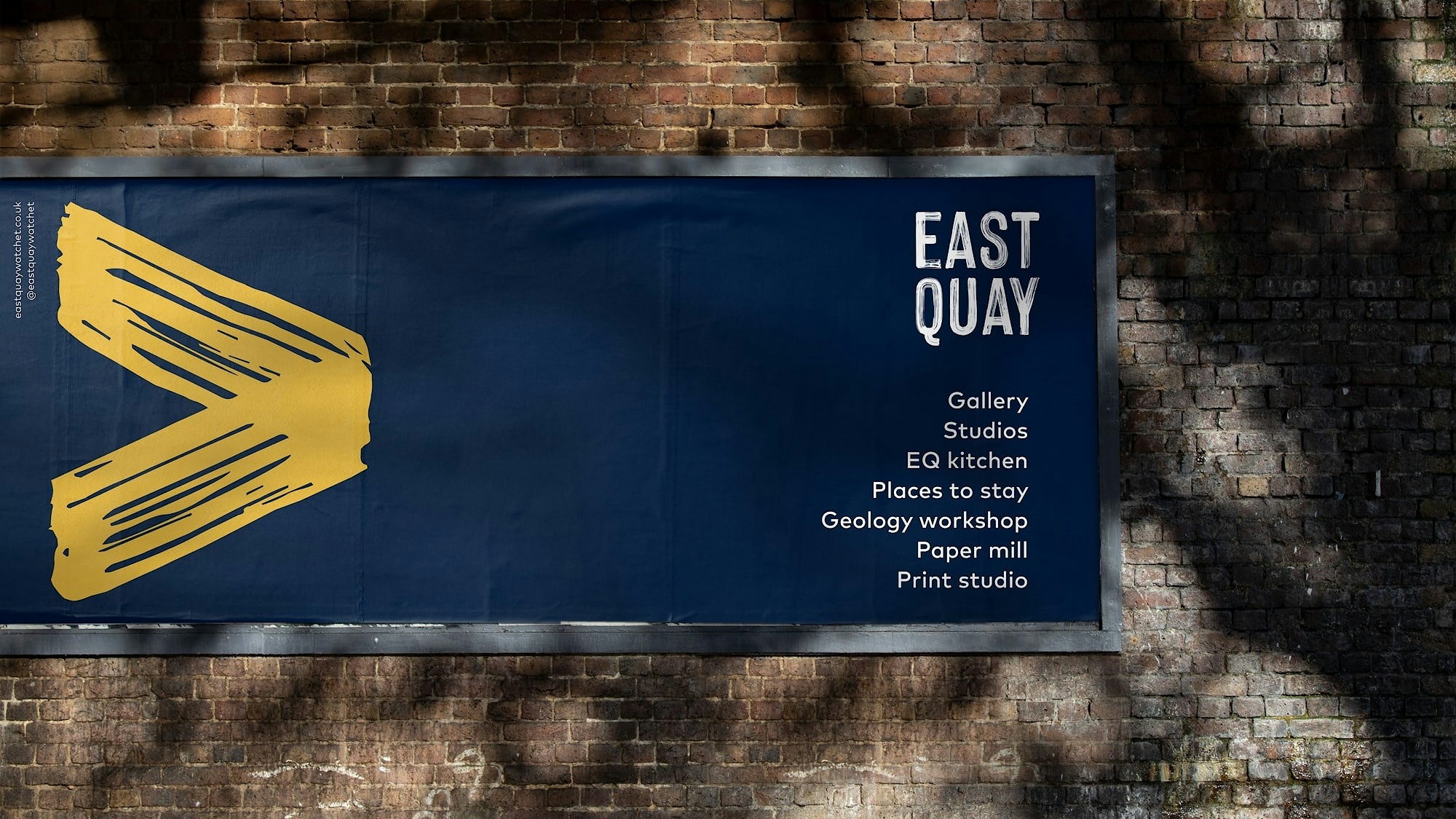 Billboard design for East Quay, Watchet.